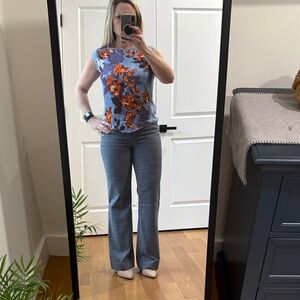 The Limited Blue and Gray Pantsuit